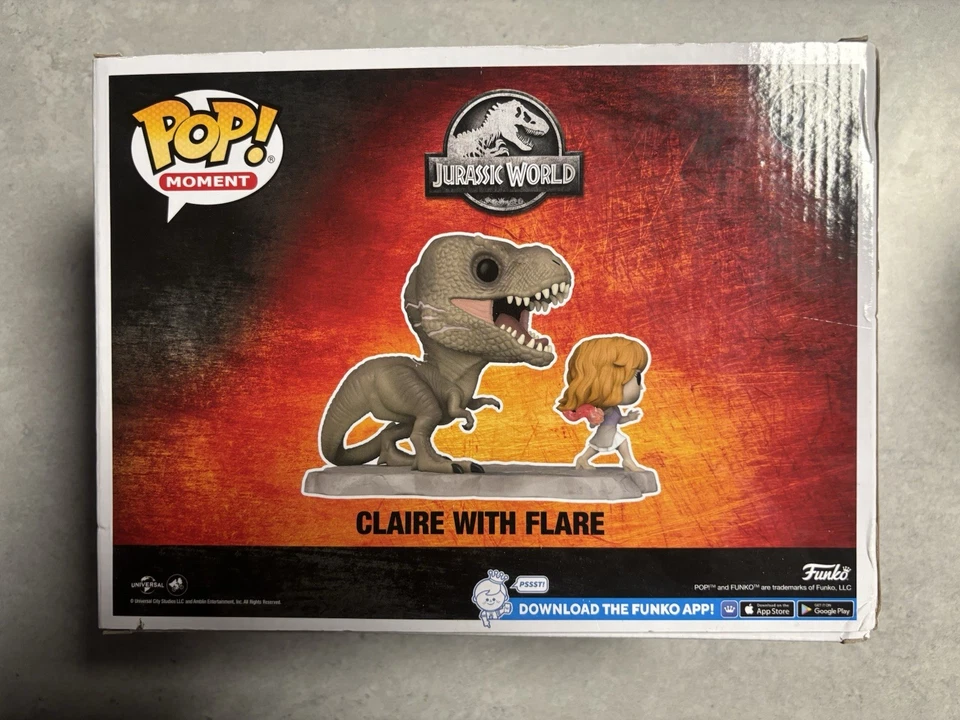 Funko Pop! Movies Moment Jurassic Park #1223 Clare With Flare - Image 2 of 4