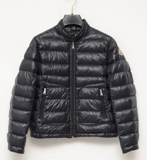Authentic Kids Boys Moncler Acorus Black Quilted Down Puffer Jacket Size 10 Y