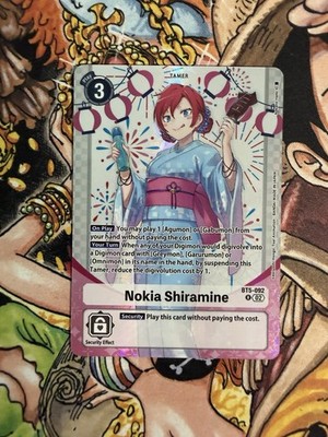 Digimon Card Game Nokia Shiramine Premium Heroines 2 Battle of Omni BT5-092 | eBay Digimon Card Game Nokia Shiramine Premium Heroines 2 Battle of Omni BT5-092 | eBay