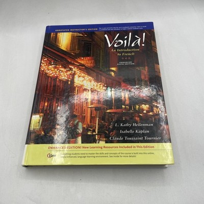 Voila! An Introduction to French, Enhanced (with Audio CD) (World Languages) by