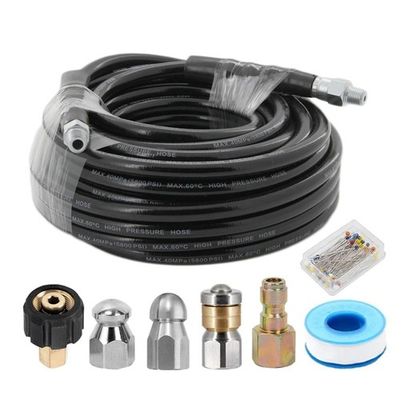 #ad #ad Sewer Jetter Kit for Pressure Washer 100 ft Jetter Hose Drain Cleaning Hose... $59.75