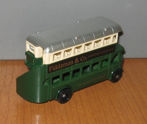 Lledo Days Gone DG15 AEC Regent Double Deck Bus Fiddaman & Co Accountants Code 3 - Picture 3 of 3