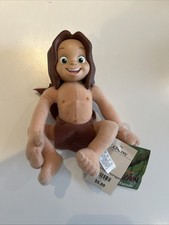 Disney Mattel BABY TARZAN Beanbag Beanie Plush Stuffed Toys NWT