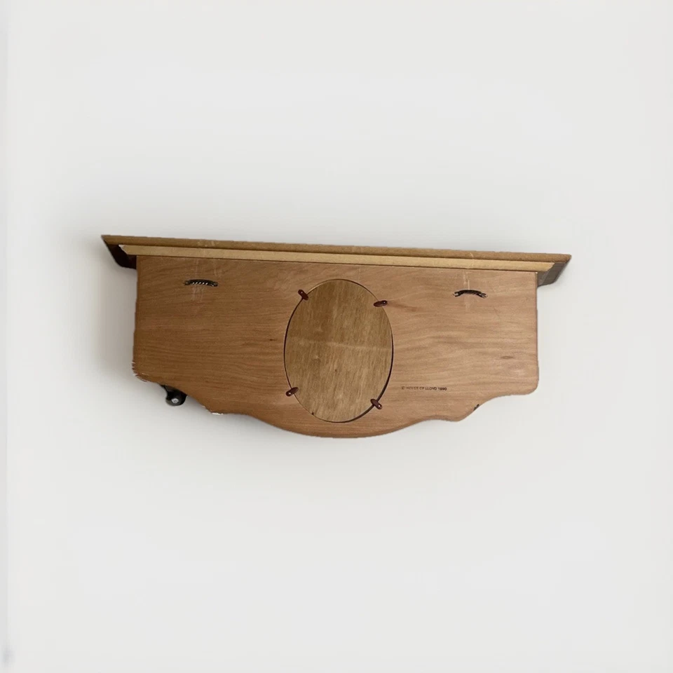 vintage 90’s House of LLOYD antique wall-mounted  With Mirror & Ram coat rack. - Image 3 of 4
