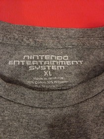 Gamer Shirt Nintendo NES Controller T Shirt XL  Adults Retro Gaming Tee