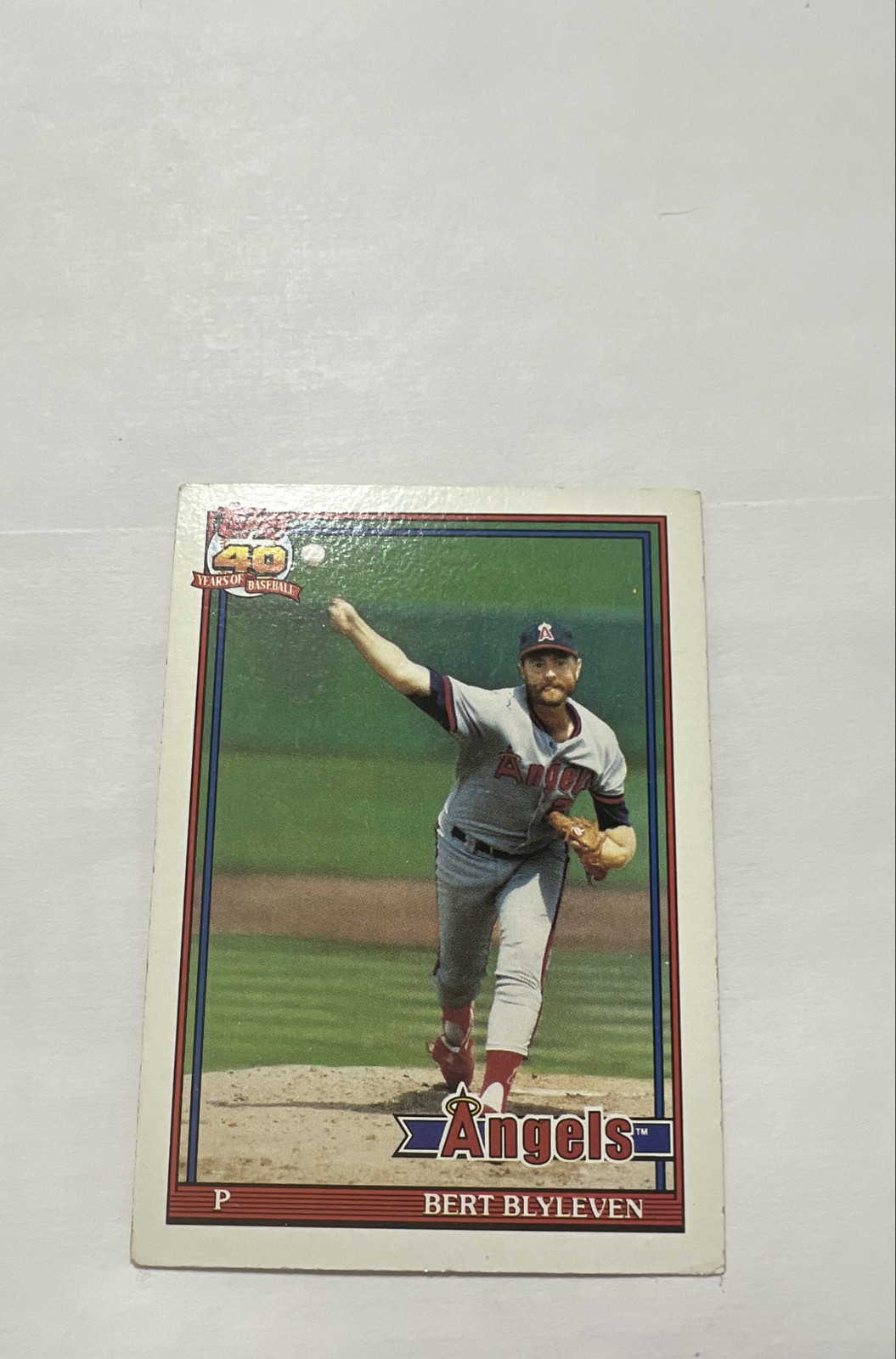 1991 Topps - Bert Blyleven #615 Operation Desert Shield