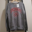 Women's University Of Cincinnati Pressbox Sweat Shirt Nwt Retails $70