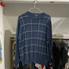 Dockers Grid Pattern Acrylic Sweater