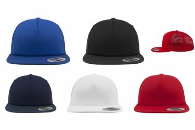 Snapback-Cap Foam Trucker Kappe Netz Mesh Mütze YUPOONG 6005FF NEU