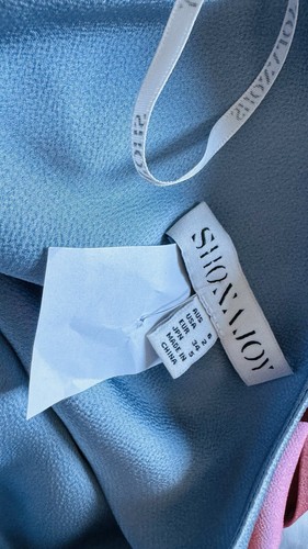 Brand New Shona Joy Luxe Tie Front One Shoulder Dress in Azure Size 6 - Picture 5 of 5