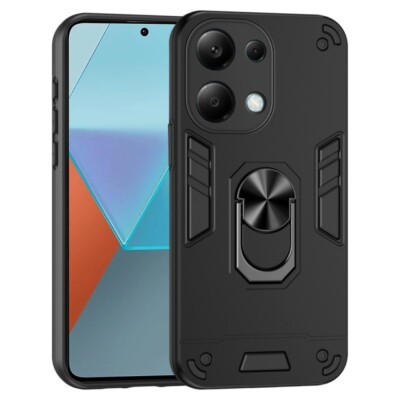 COVER FOR XIAOMI REDMI NOTE 13 PRO 4G REINFORCED HARD RING MAGNETIC CASE