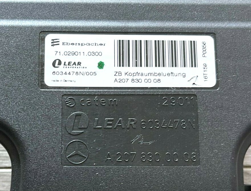 2014 Mercedes CONVERTIBLE E350 E550 SL550 SL63 SL65 AXIAL BLOWER  