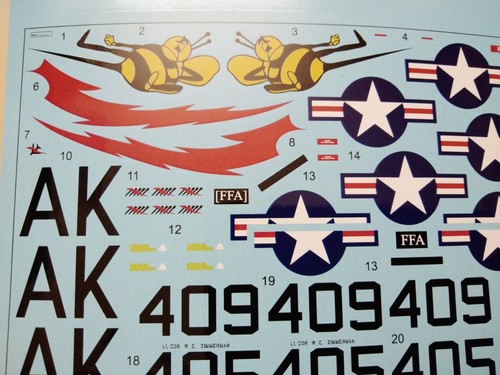 Calcomanías UpRise UR4876 - CALCOMANÍA A-1H Skyraider VA-176 1/48 - Imagen 4 de 9