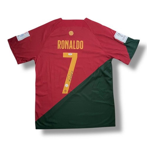 cristiano ronaldo signed jersey psa