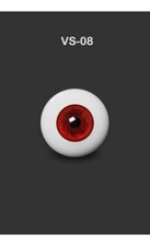 Gothic doll eyes 12mm - Contemporary Style Half-Round Acrylic Eyes VS-08