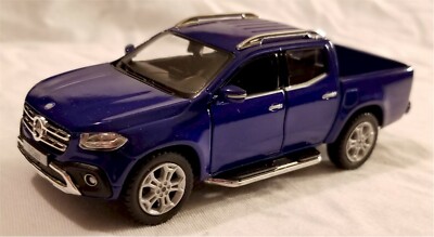 Kinsmart - 1:42 Scale Model Mercedes-Benz X-Class Pickup Blue (BBKT5410DBL)