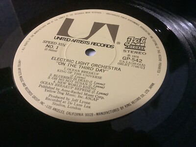 Electric Light Orchestra - On The Third Day - Japan LP Insert & Tour Edition Obi