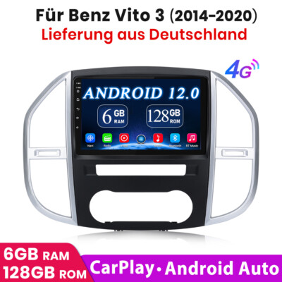 DAB+Autoradio für Mercedes Benz Vito W447 2014-2020 GPS Navi Android12 Car Radio