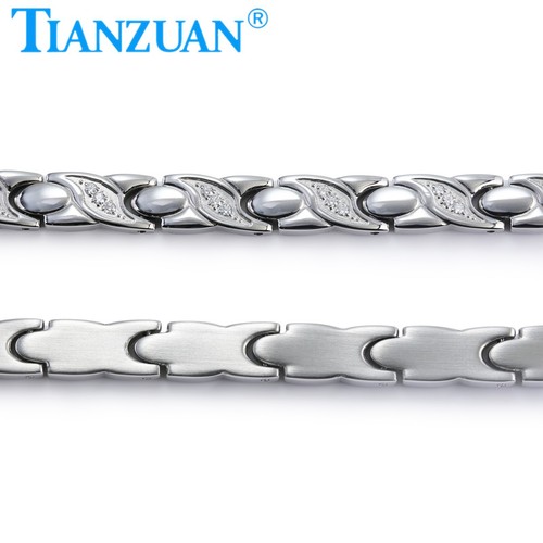 Stainless steel Bracelet with Round Moissanite Waterproof bracelet Jewelry - Picture 2 of 5