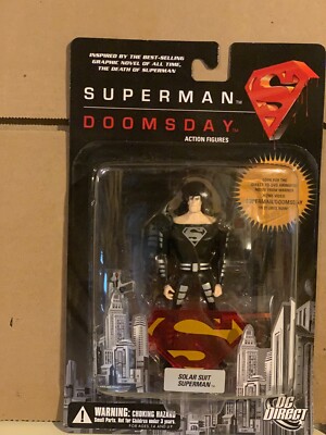 DC Direct Superman Doomsday Solar Suit Superman 2007 5'' Action Figure New 