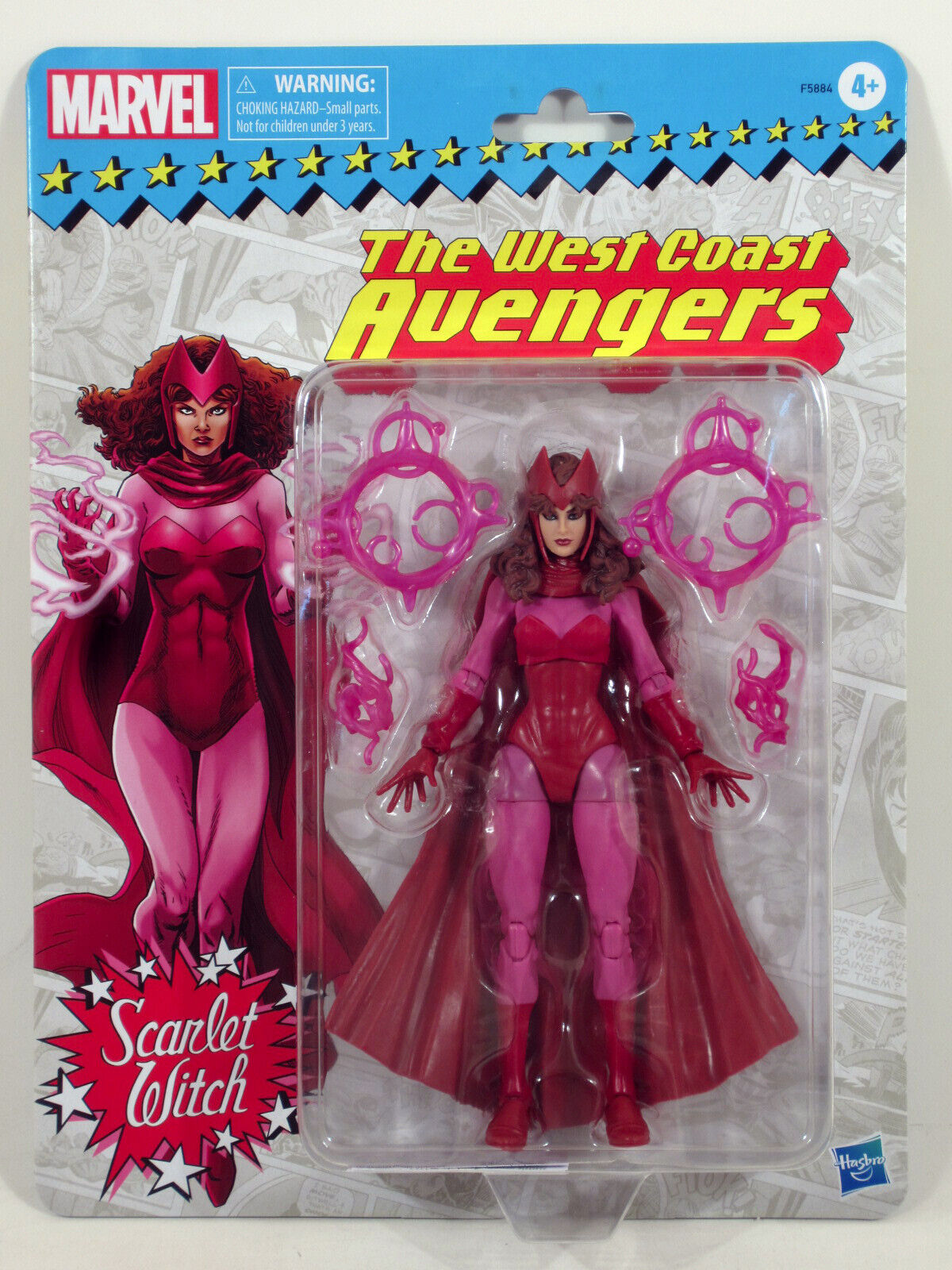 Marvel Legends The West Coast Avenger Retro Scarlet Witch 6" Action Figure F5884