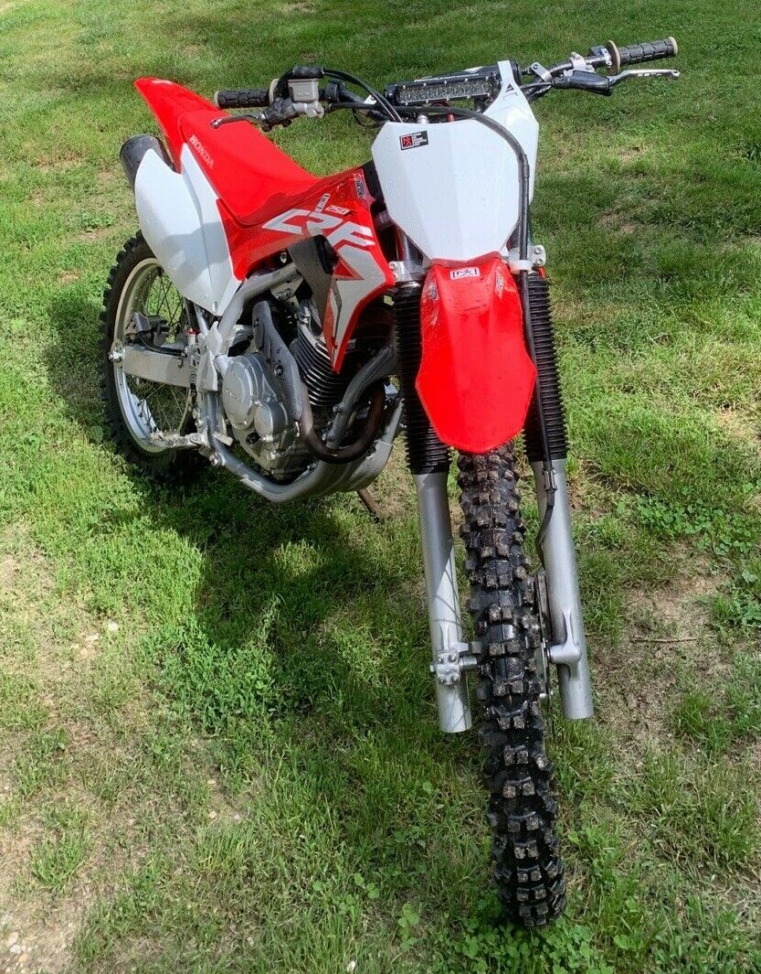 Custom Honda CRF250F 250f plugnplay led headlight light bar lighting