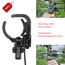 Drop Away Arrow Rest Fall Down Fast - Compound Bow Hunting Archery R/L Hand 