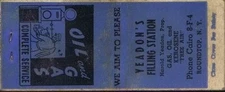 Gasoline and Oil Service, Yeadon's, 1940's Matchbook