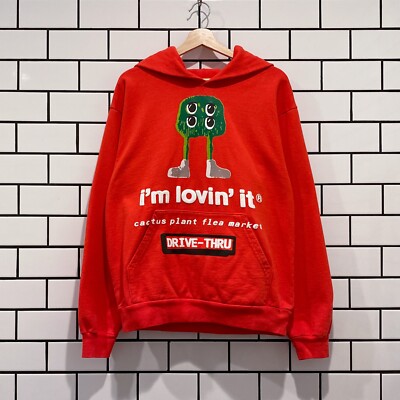CACTUS PLANT FLEA MARKET CPFM X MCDONALDS FRY GUY HOODIE ORANGE 