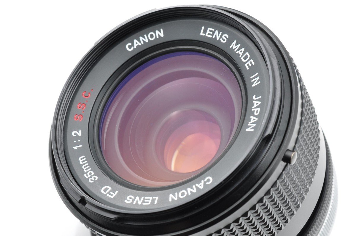 Rare [Near Mint] Canon FD 35mm f/2 s.s.c. Concave Wide Angle