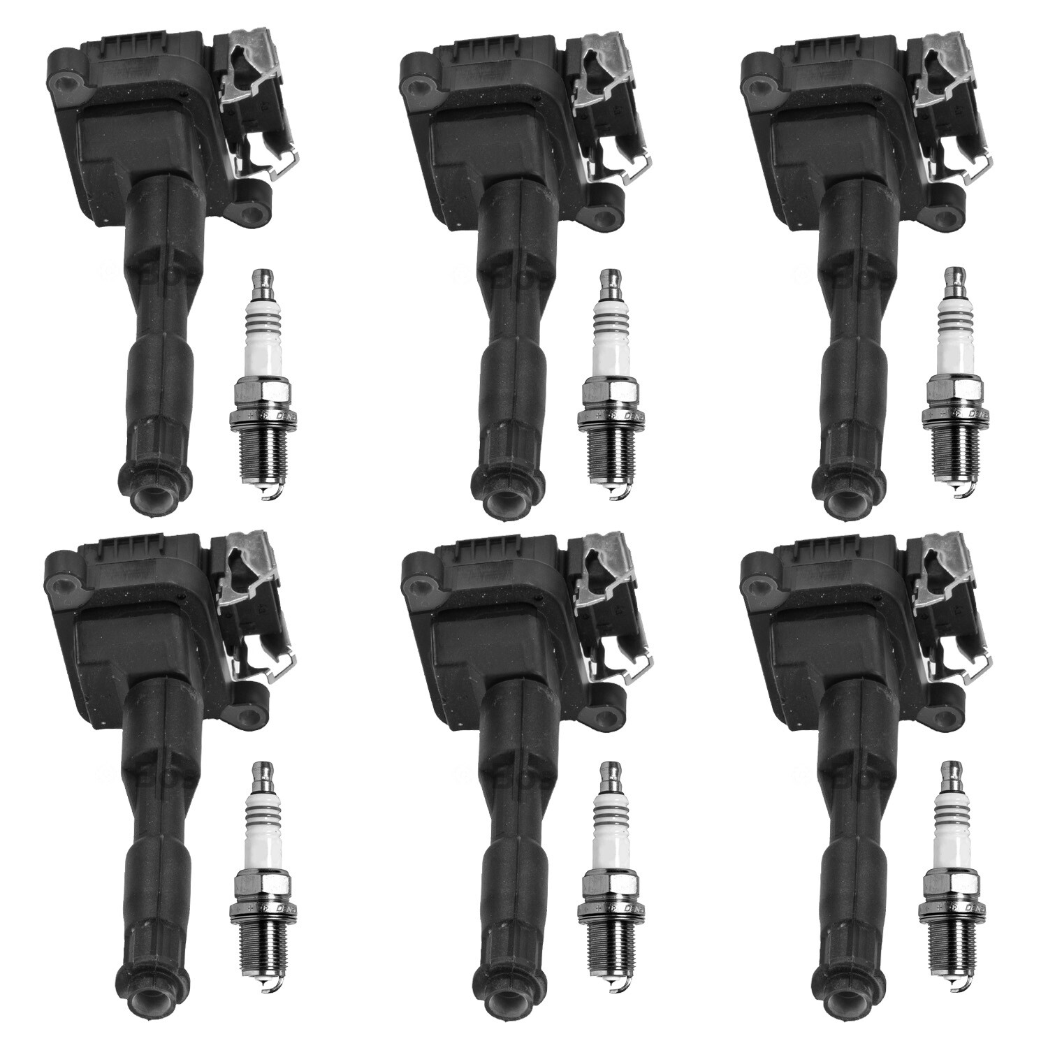 Bosch 6 Ignition Coil Denso 6 Iridium Power Spark Plug Kit For NSX E36 E46 L6