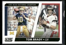 #CC9 Tom Brady 2021 Score Collegiate Champions Purple