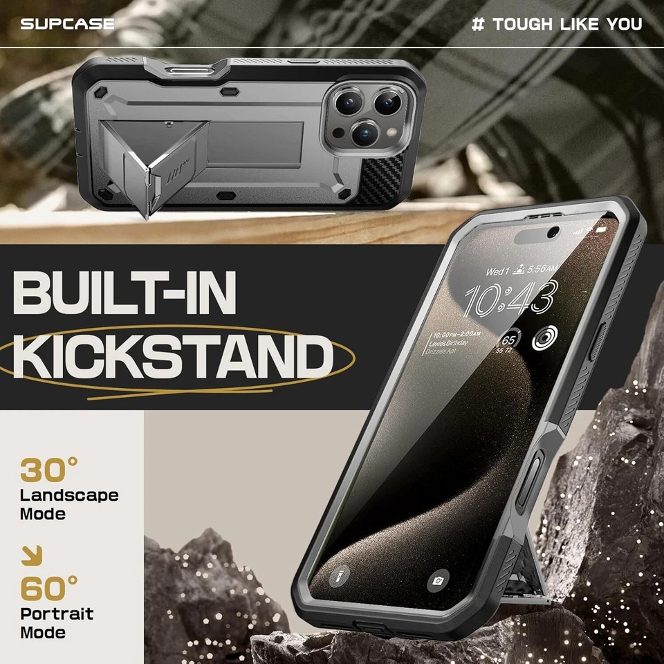 Capa protetora corpo inteiro UBPro SUPCASE UBPro para iPhone 16 Series iPhone 16+ Pro Max - Imagem 3 de 4