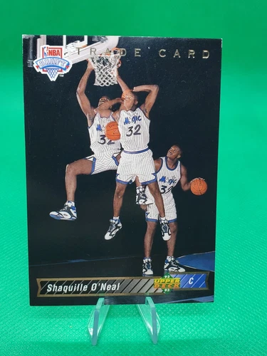 Shaquille Shaq O’Neal 1992-93 Upper Deck Rookie Trade Card RC #1b HOF Magic