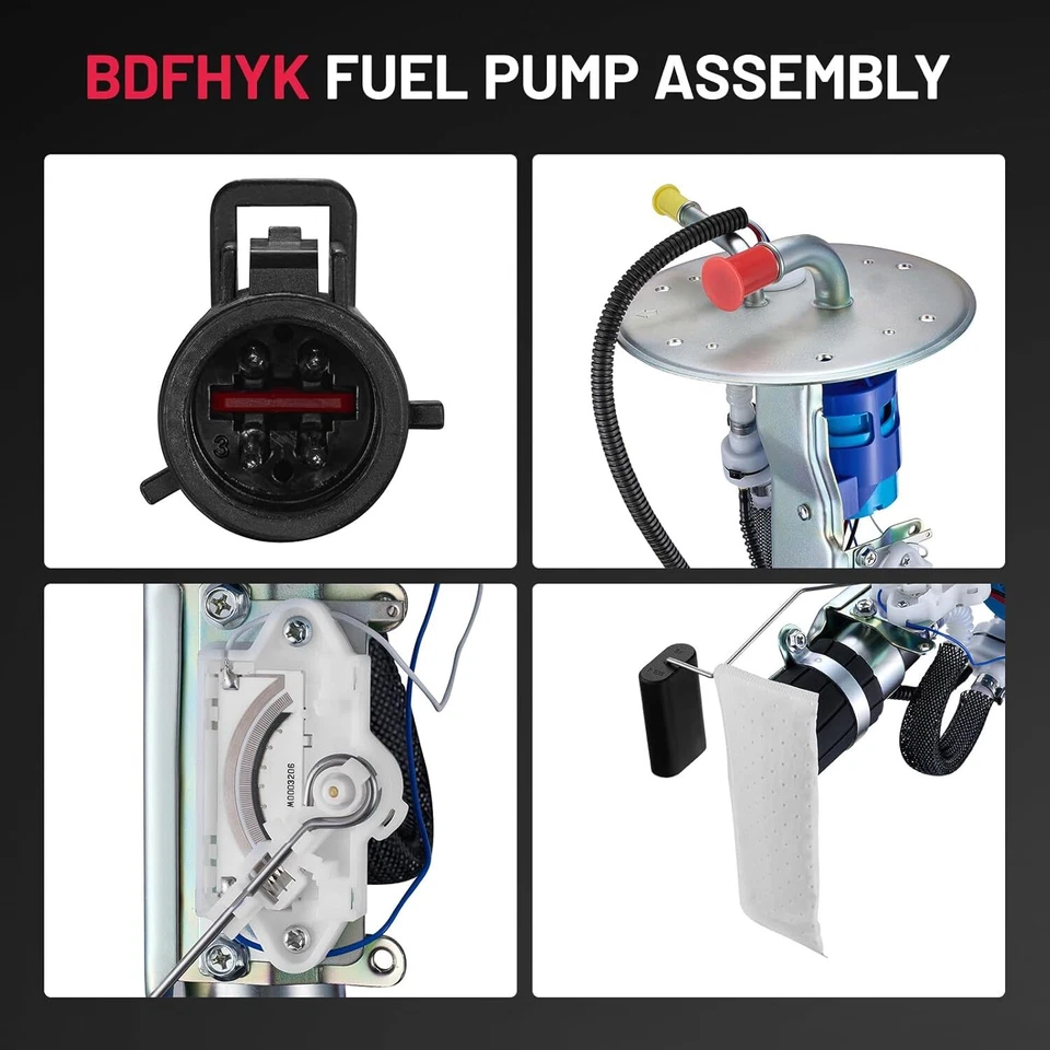 Novo conjunto de módulo de bomba de combustível elétrica para 04-2005 Ford E-350 Club Wagon V8 5.4L - Imagem 2 de 4