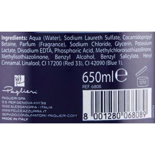 3er-Pack Felce Azzurra Bagnodoccia Orchidea Nera,Körperwäsche,Duschgel 650ml - Bild 8 von 8