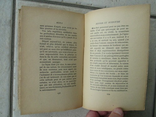 André ROUVEYRE : REPLI roman, 1947. Bel envoi de l'auteur. - Picture 8 of 10