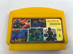 Super 9999999 In 1 RARE Famicom Famiclone Nes Tv Game Cartridge