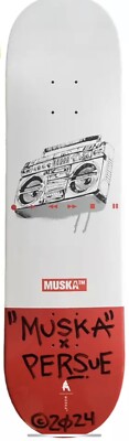 Chad Muska x Persue 'Ghetto Blaster' - Board - White - Limited edition /50