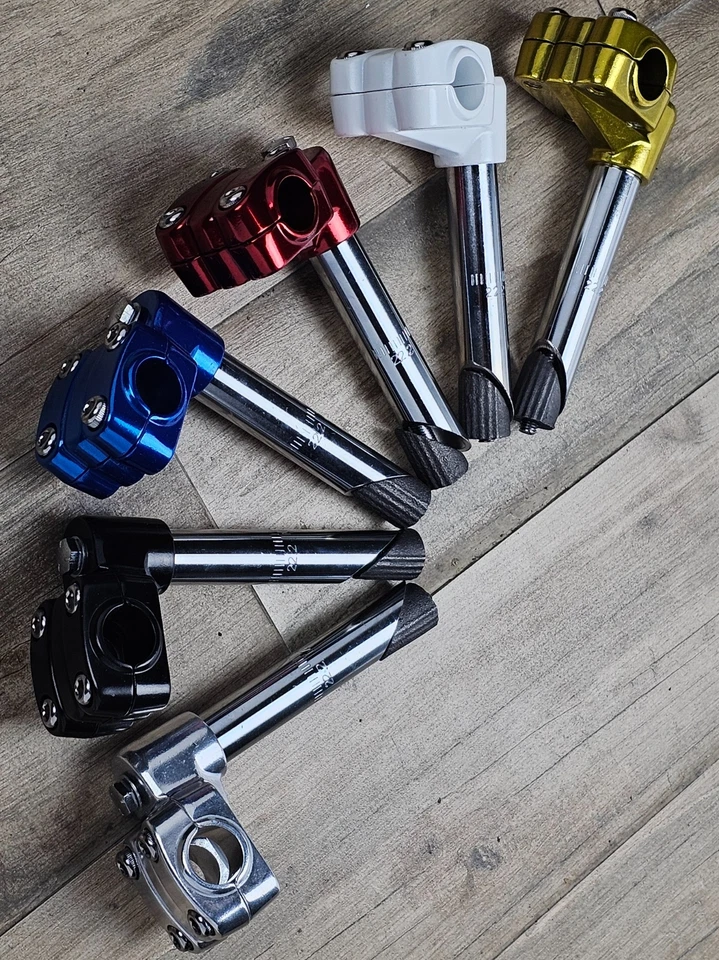 ALLOY 13/16" 21.1MM OS BMX BIKE 4BOLT QUILL STEM VINTAGE SCHWINN CRUSIER BICYCLE - Image 2 of 4