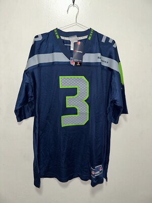 NFL | Men's XL | Seattle Seahawks Russell Wilson Number 3 Jersey