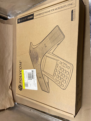 NEW POLYCOM CX3000 2200-15810-025 IP CONFERENCE PHONE #69