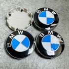 4PCS B M W ALLOY WHEEL CENTRE HUB CAPS E30,E36,E46,E92 68mm 1/3/5/6/7