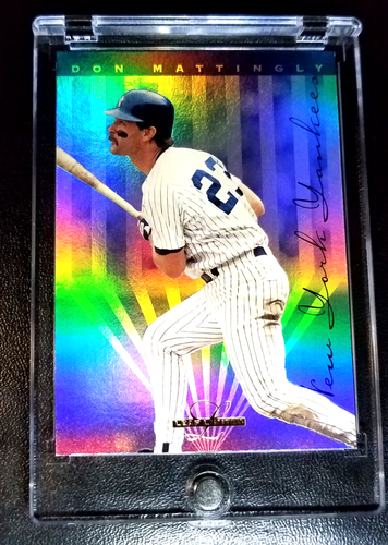 Don Mattingly #55 (1995 Leaf Limited) Baseball Card, Yankees - Picture 2 of 4