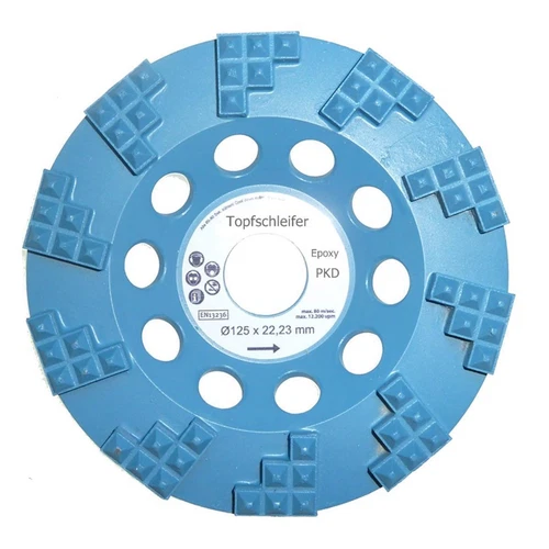 Diamant Schleiftopf PKD Epoxid Estrich Beton Kleber 125-180 mm Schleifteller