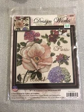 Design Works PARIS FLEURS Cross Stitch Kit - Floral Design #2848