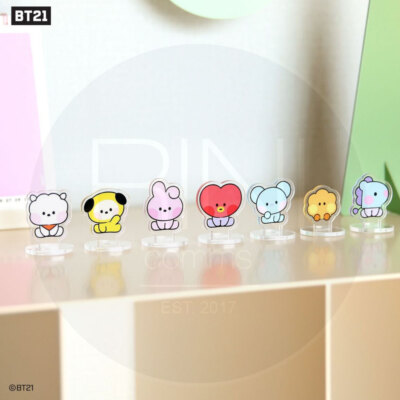 BTS BT21 Official Authentic Goods minini Acrylic Stand + Tracking Number