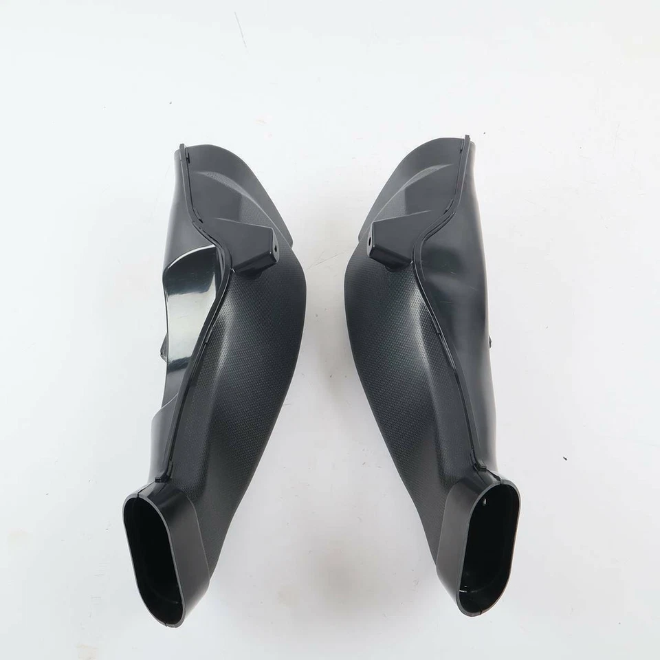 For SUZUKI GSXR1000 2003-2004 ABS Pair Ram Air Intake Tube Ducts Unpainted Black Foto 3 de 4