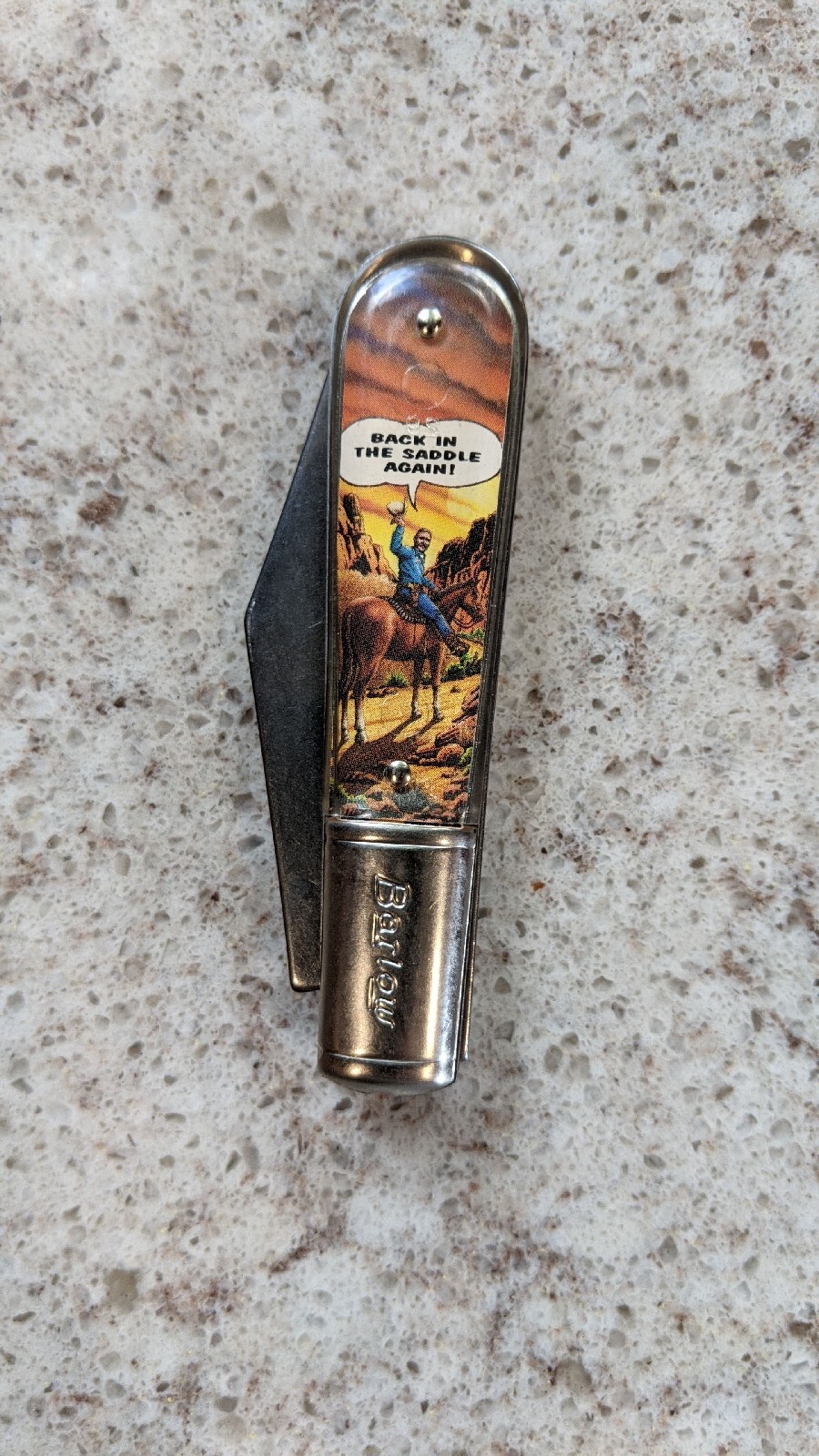 VINTAGE USA BARLOW POCKET KNIFE SET/RED RYDER/GENE AUTRY/LONE RANGER