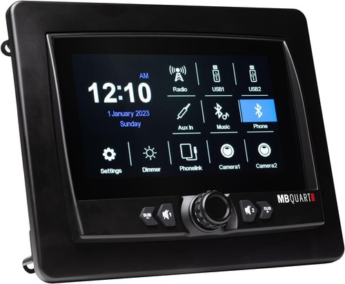 2025 Polaris Ranger XP 1000 Radio Kit - MB Quart 7" Touch Screen - 320 Watts - Picture 6 of 11